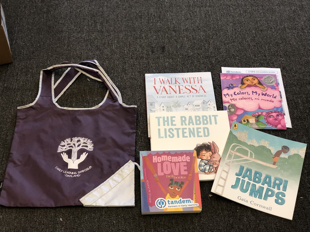 Ready for the Oakland Early Learning Symposium (Part I: Fostering Social-Emotional Skills through Books) organized by <a href="/OakSmartStrong/">OakSmartStrong</a>. We have some great books to share with registrants - come on by to get them!