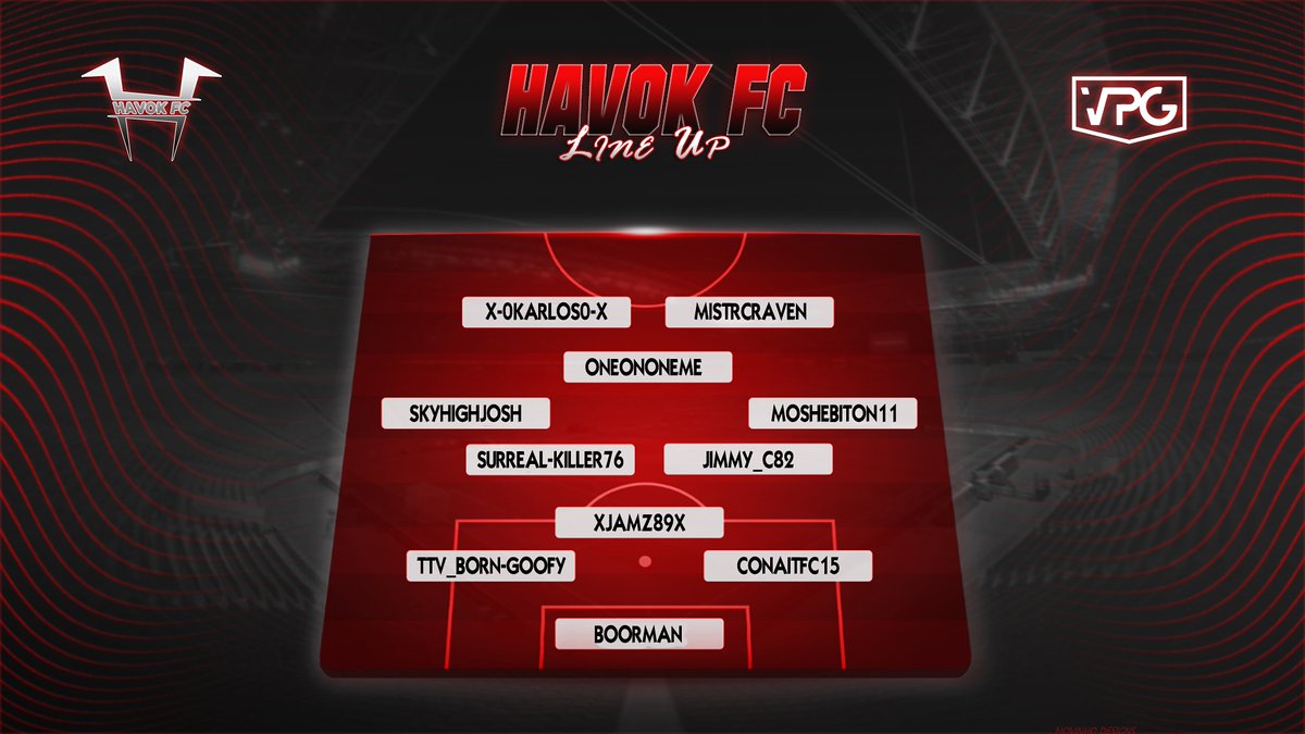 Our team to play in 2 <a href="/VPGEurope/">Virtual Pro Gaming | Europe</a> leagues tonight. We have 4 games against formidable opponents.

8.30pm vs qpr
8.50pm vs gentlemensclub
9.10 vs <a href="/SAF_gg/">SAF</a> 
9.30 vs @VIVAFIFAVPG 

Gfx by <a href="/xMovinho_/">xMovinho 🇩🇪</a> 
#ProClubs #usureuk
