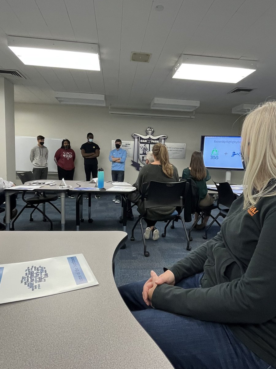 I enjoyed listening to our <a href="/Northmen_OPHS/">Oak Park High School</a> students and teachers present their work with the <a href="/KansasCityZoo/">Kansas City Zoo & Aquarium</a> to the Industry Executive Council.
