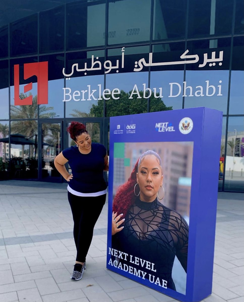 What better time than International Education Week to highlight our <a href="/NextLevel_USA/">Next Level</a> hip hop diplomacy program in UAE teaching conflict resolution through hip hop! 
<a href="/USAinUAE/">US Mission to UAE</a>, <a href="/ECAatState/">Educational & Cultural Affairs—U.S. Dept. of State</a>, <a href="/JLBrickhouse/">Junious Brickhouse</a>, @brownjewelbeats, RTST, Aaron Myers, <a href="/JazzmynRED/">Jazzmyn RED Official</a>  
#nextleveluae #IEW2021