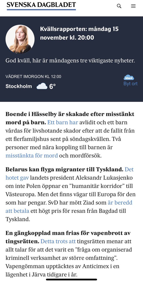 HannaOsterberg's tweet photo. Premiär för Kvällsrapporten! Många av våra lojala läsare rustar sig för dagen med Morgonrapporten - nu har den fått ett lillasyskon på kvällen!  🛋 

Skrivs av @hannatornquist @SophieStigfur @FahlmanFredrik Rikard Rosell + dream-team @ellello @frejn @a_liljeblad @jooohan mfl! https://t.co/wrCOEMByul