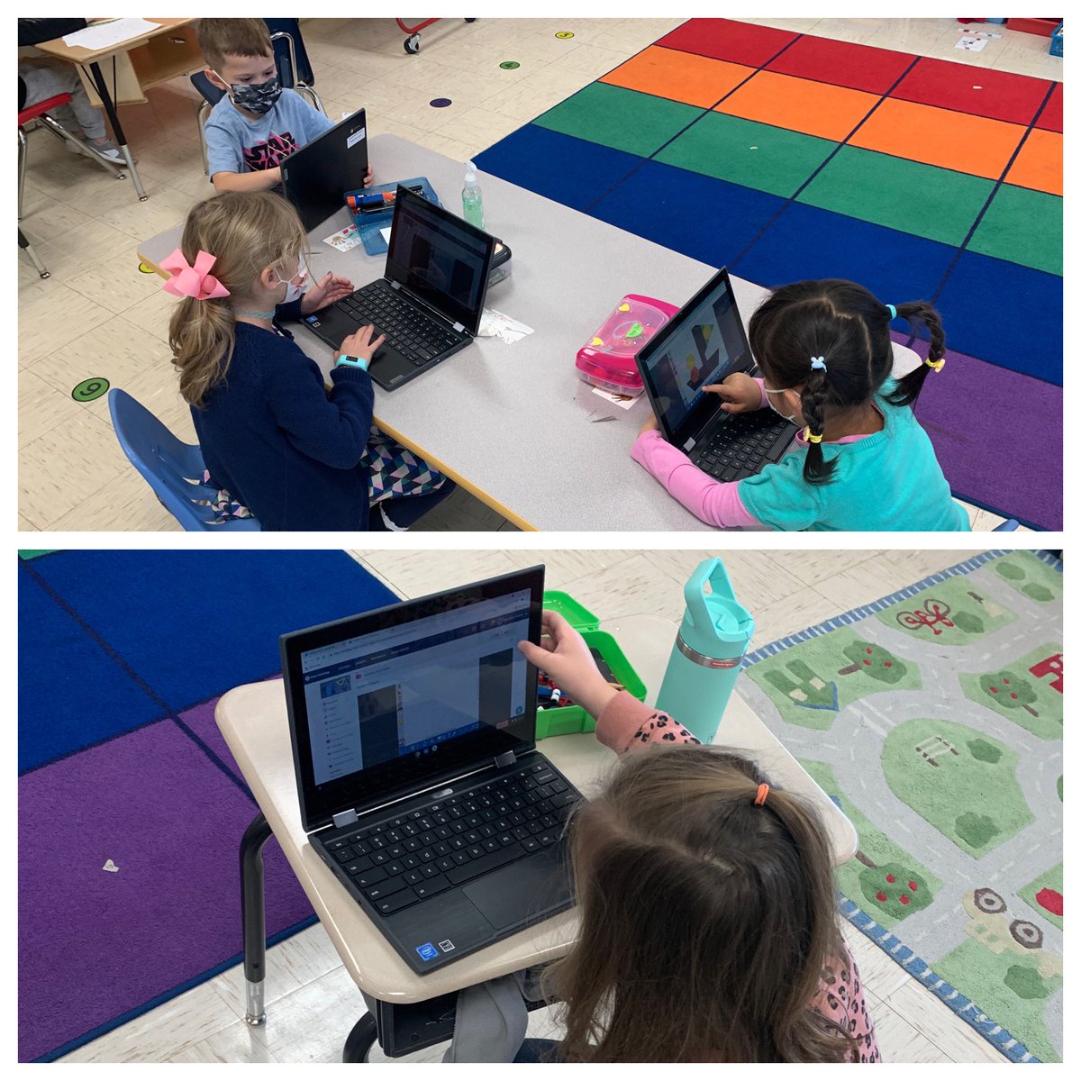 In #kindergarten our school day begins with <a href="/MLCmath/">The Math Learning Center</a> Bridges Number Corner and Math followed by math workplaces. Students also work in digital workplaces. #bcpsAEW #rfesAEW <a href="/missyfanshaw/">Missy Fanshaw</a> <a href="/BCPSMATH/">TEAMBCPS Math</a>