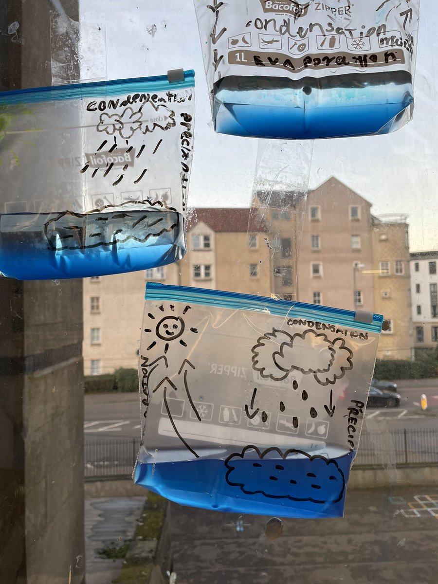 Looks like rain 🌧 tonight everyone but what is rain? Where does it come from? How does it get up there? Well we can tell you because we are working on a science experiment by creating a mini water cycle.  We will update with the results  <a href="/STEM_Edin/">STEM Edinburgh</a> <a href="/STEMedscot/">STEM @ Education Scotland</a>