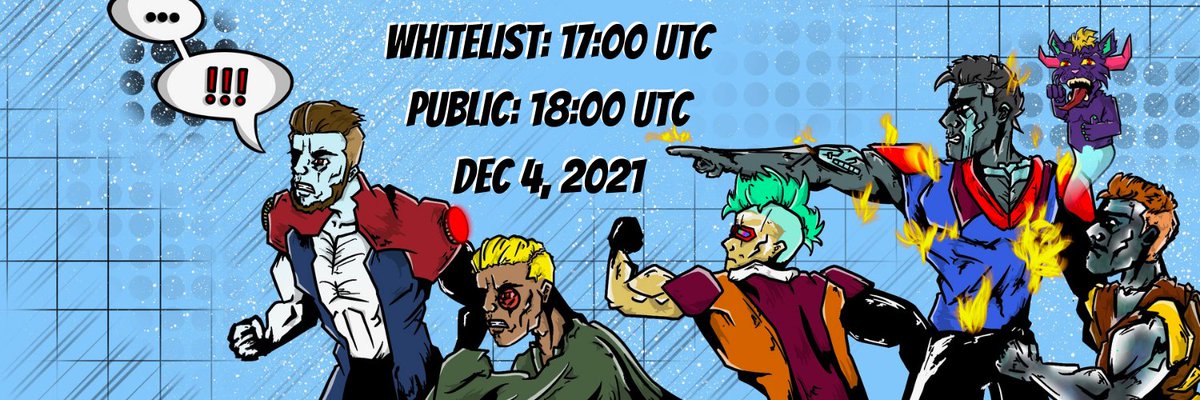 ADAVillains's tweet image. 🚨🔥ADA Villains on Dec 4🔥🚨
Hand-drawn, unique &amp;amp; comic-style #NFTs with utility

📢Whitelist: 17:00 UTC
📢Main: 18:00 UTC

🚀ONLY 800
💰60 ADA
✅Whitelist ongoing in discord discord.gg/wNZUcxYa7P

#cnftproject #CNFTCommunity #CNFT #CNFTdrop #CardanoNFT #ADA #CardanoCommunity