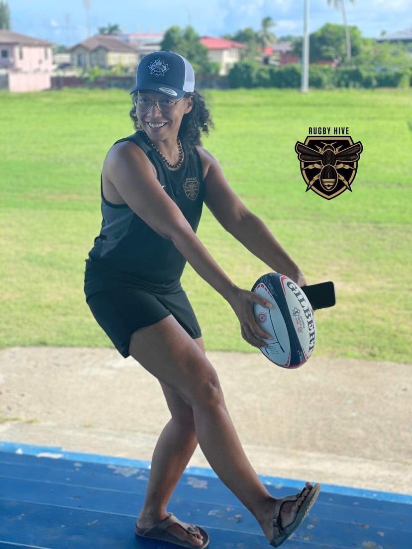 rugbyhive's tweet photo. A bit ago The Gazz @gasbarnut12 spoke to Maria Thomas, President of Trinidad &amp; Tobago Rugby Union. 

@ttrfu was looking toward post-pandemic training/return to play.

Our @MacDowellRugby headed down to offer some coaching wisdom

Read Maria’s wisdom here:
https://t.co/cR4aykxM8v https://t.co/Y0LTuce1Ig