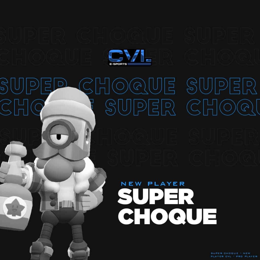 APRESENTO A VOCÊS.. @SuperChoquebs!⚡

Ele que já estava há mais de 10 anos conosco (fakekkkkkk) finalmente é anunciado! E não tinha maneira melhor de apresentar essa lenda após tanto suspense, o brabo promete macetar os adversários muito forte. 😎

Sigam ele em suas redes! 💙