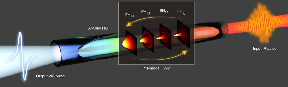 New content online: Intense few-cycle visible pulses directly generated via nonlinear fibre mode mixing.

go.nature.com/3qG1O5h