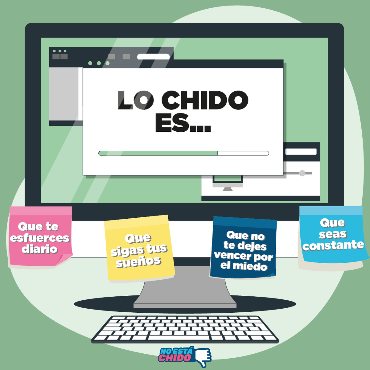 Yo me esfuerzo cada día para ser mejor, porque eso #SíEstáChido.🤩💖