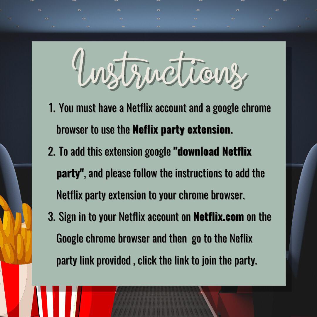 abchalluwi's tweet photo. Did somebody say Netflix and Chips?🤔 Yup! We did💃🏾💃🏾Coming November 20 we will be having our second staging of our Netflix and Chips watch party put on by our Off Campus Rep.

So download the extension, prepare the snacks🍕🍟🍿🥤and come mek we Netflix and Chips😉 https://t.co/kQXrXe3FJh
