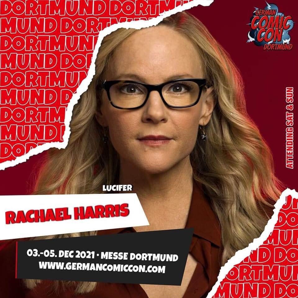 GUEST ANNOUNCEMENT #GermanComicCon #RachaelHarris #Lucifer 

December 3rd - 5th, 2021

germancomiccon.com

@RachaelEHarris