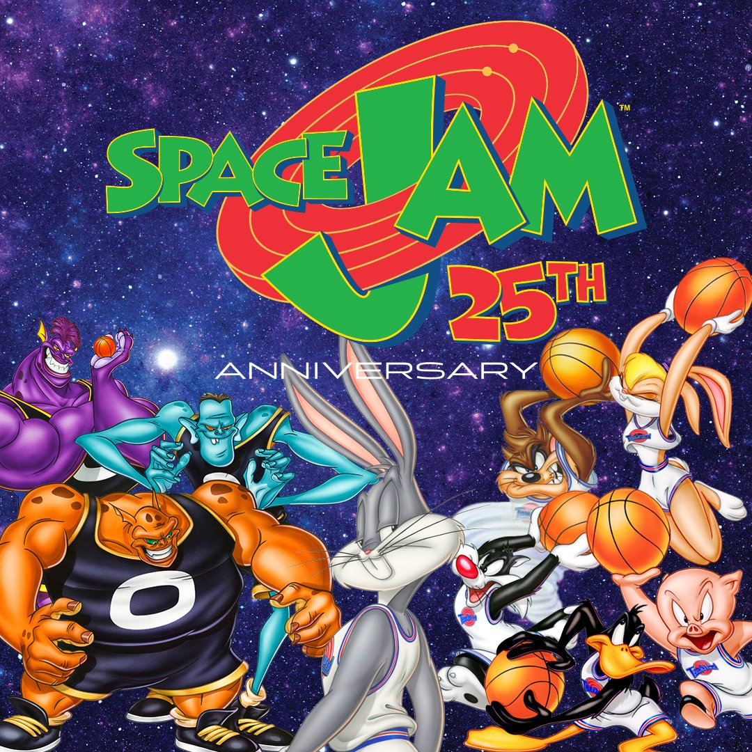 Did you know Space Jam premiered in theaters exactly 25 years ago today?! Props to the film that started it all 🙌 Here’s to another 25 years of Tune Squad excellence. @LooneyTunes #SpaceJam25th