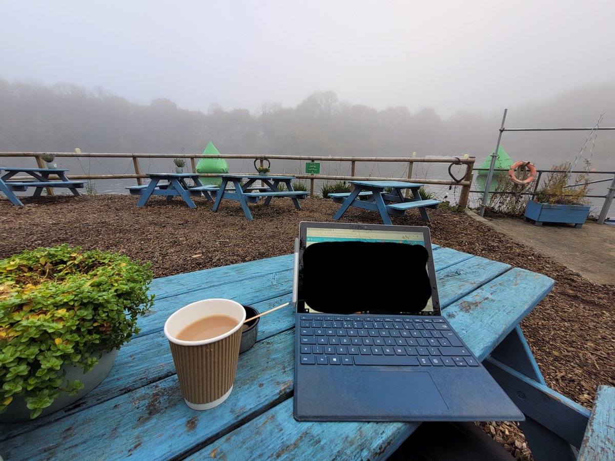 PridhamBianca's tweet photo. Perfect start to the week. Early outdoor swim, waterside admin followed by local visits @Westcountry_CM. Who can spot my little assistant?! https://t.co/TSUCGxHrY0