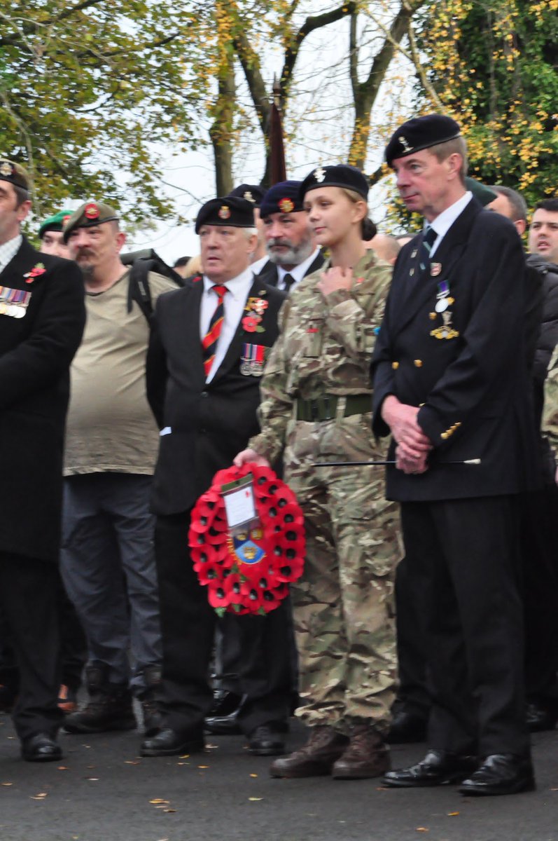 contingentcomm1's tweet photo. At the cenotaph cadets got involved with laying their wreath a great job done by Cadet B. Well done to everyone who attended. #LestWeForget #walkdenlegion https://t.co/Pf3wIrWlMs