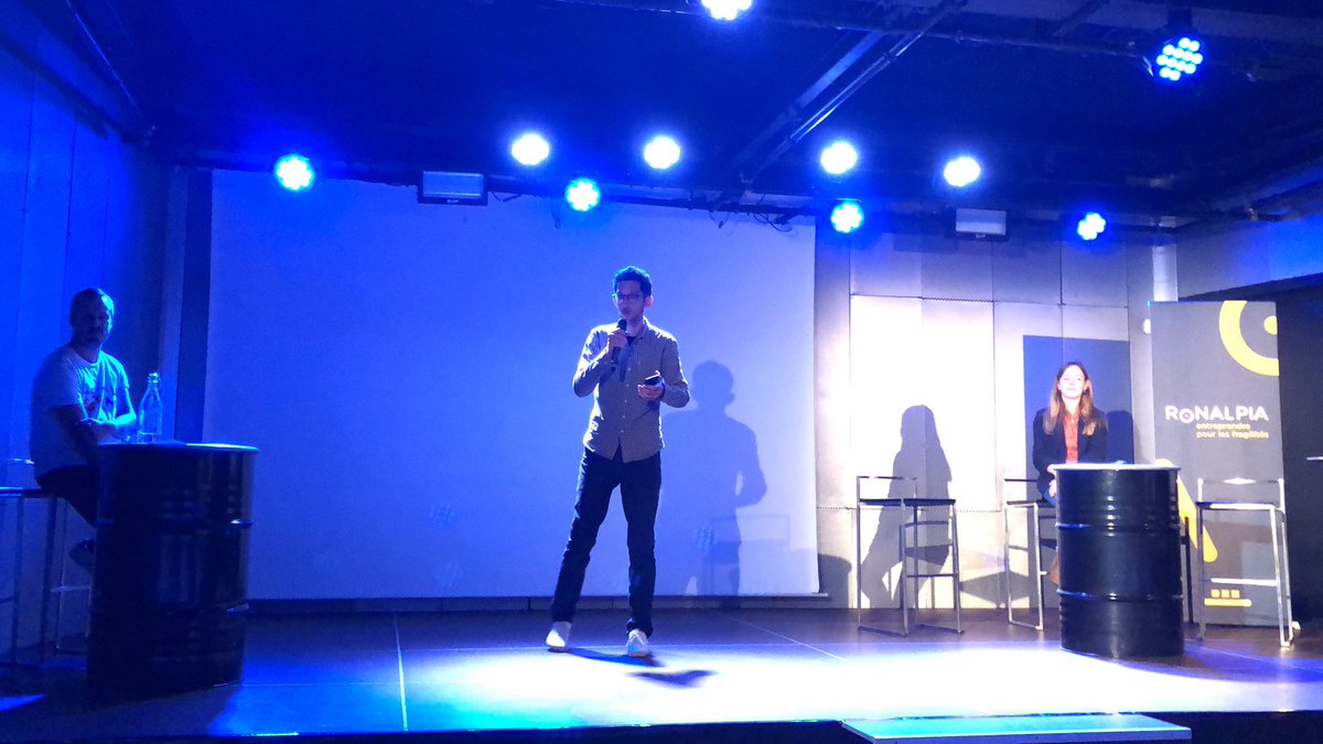 « @ronalpia plus gros fournisseur officiel de « tu peux le faire ! » » 
Quand @guillaumPoignon de l’@AtelierEmmaus parle de Ronalpia et de sa communauté, ça respire la solidarité, l’humanité et le courage !
Une belle illustration de ce qu’est l’entrepreneuriat social
#socent