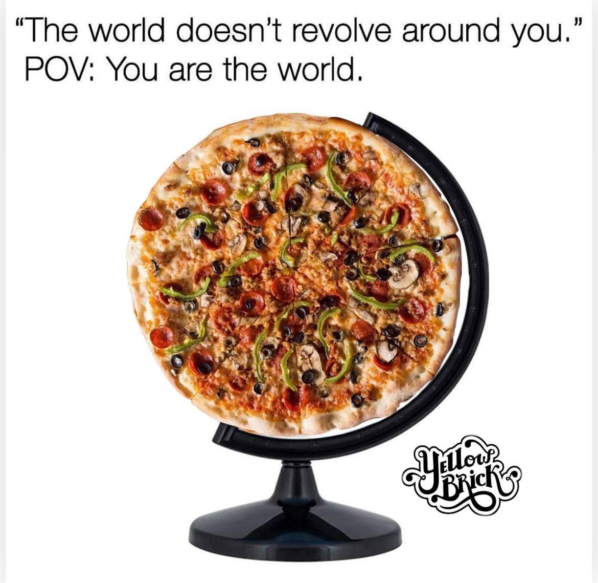 YBPizza's tweet photo. It’s true. Pizza is the world. #614 #columbus #pizza https://t.co/n557eYKZDn