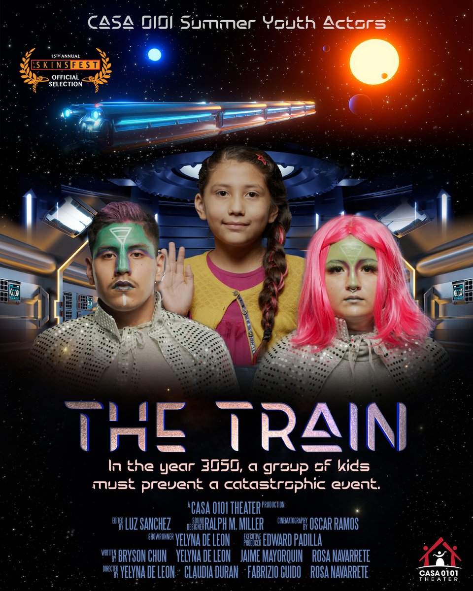 yelynadeleon's tweet photo. Join us this Saturday Nov. 20th 9am @ChineseTheatres 
for the @LASKINSFEST premiere of "The Train," starring the @CASA0101 summer youth actors.  

#laskinsfest #boyleheights #indigenous #latinx #kids #scifi #movies #actors #NativeAmerican

Tix: https://t.co/W1QcpfT4Pg https://t.co/VZWvofpyob