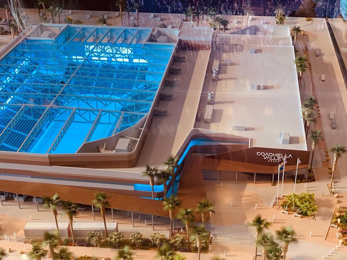 The <a href="/Firebirds/">Coachella Valley Firebirds</a> opened their retail store today on El Paseo. Big turnout.