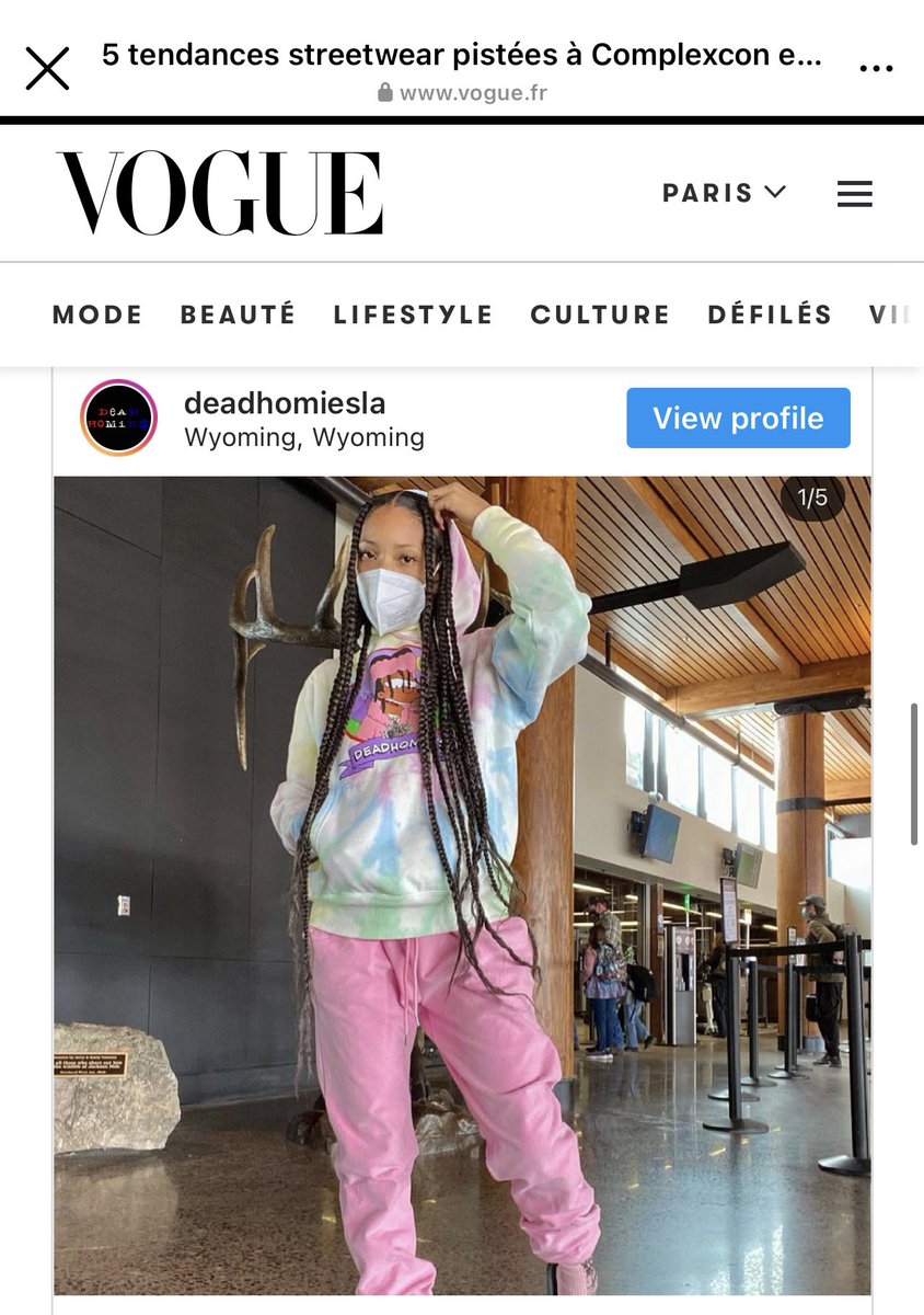 A nigga really in the French Vogue! Good lookin out god!!