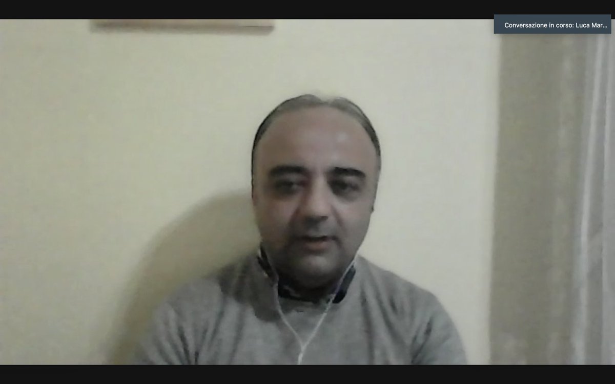 AIA_it's tweet photo. Il Responsabile Franco #Falvo apre il seminario tecnico on-line della #CAN5: “Noi lavoriamo per l’interesse primario e precipuo del mondo del Futsal”.
Presenti i Componenti del Comitato Nazionale Luca #Marconi e Nicola #Cavaccini. #AIA #futsal #arbitri #sport https://t.co/EaW7b0LTXH