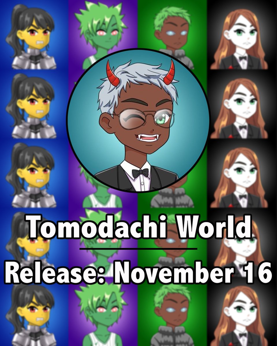 Tomodachi World
Release Date: November 16, 2 PM EST
Price: 0.05 ETH
Count: 10,000
Website: tomodachiworld.com
Twitter: x.com/tomodachi_world
<a href="/tomodachi_world/">chillchillchillin</a> 
#NFT #NFTs #NFTCommunity #nftcollector #NFTdrop #nftart #nftalarm