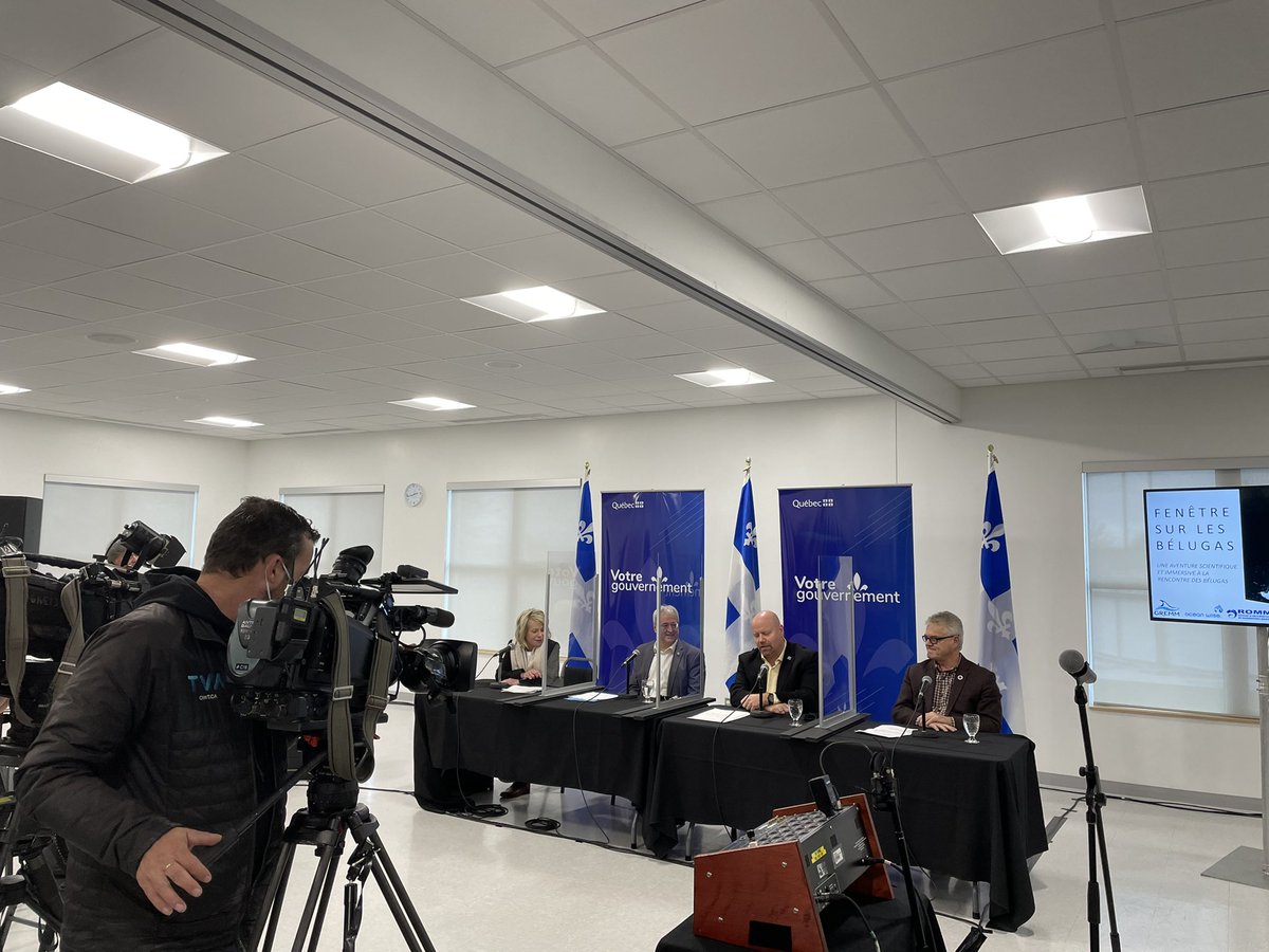 600 000$ pour Le projet « Fenêtre sur les bélugas » déployé sur la montagne de Gros-Cacouna. Une aventure scientifique et immersive à la rencontre des bélugas #tourismeautochtone #Riviereduloup <a href="/GREMM_/">GREMM</a> <a href="/RommRDL/">mammifères marins QC</a> <a href="/TourismeQuebec/">Bonjour Québec</a> <a href="/caroaubureau/">Caroline Proulx</a> <a href="/IanLafreniere/">Ian Lafrenière</a>