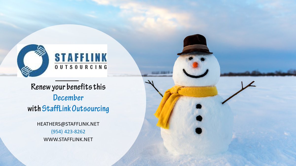 StaffLinkO's tweet photo. Message @KeeferSaulsbury to learn about how a relationship with StaffLink Outsourcing provides your business with access to top tier employee benefits. https://t.co/DSVSzJP61m
