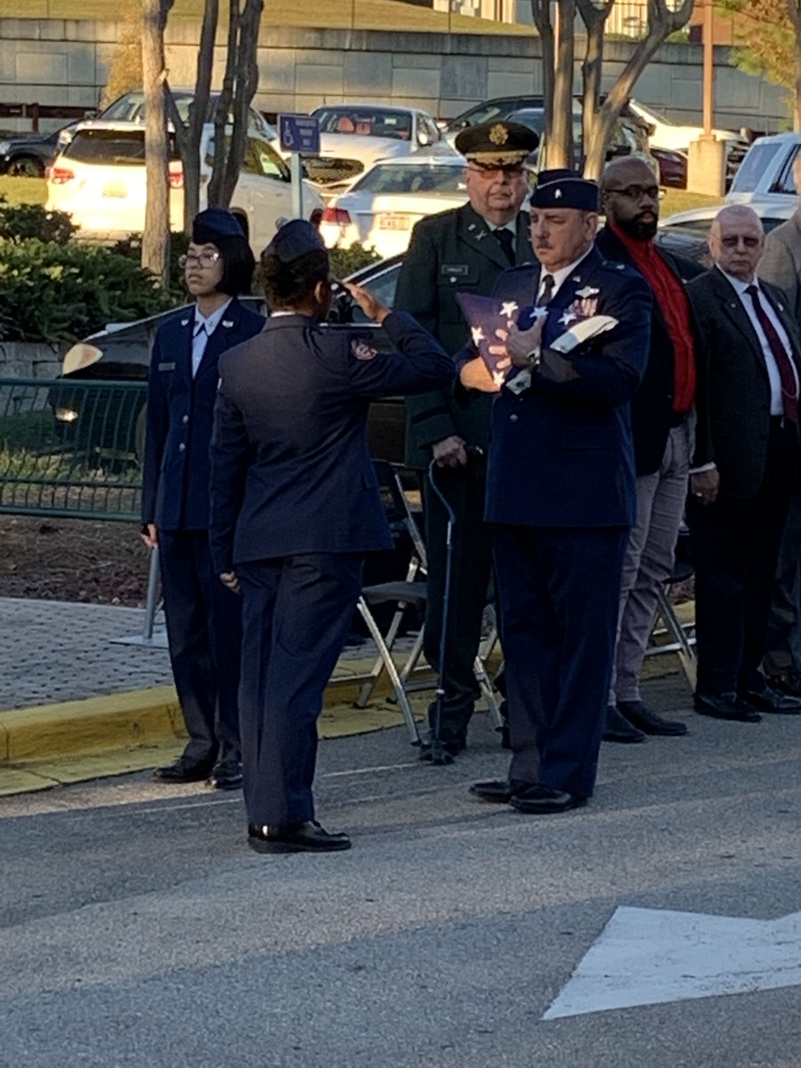 AFJROTCHoover's tweet photo. Thank you @hooverlibrary  for the honor of participating in the Veteran's program.  And Thank you to all Veteran's for your service. https://t.co/Wgp802iMZ1
