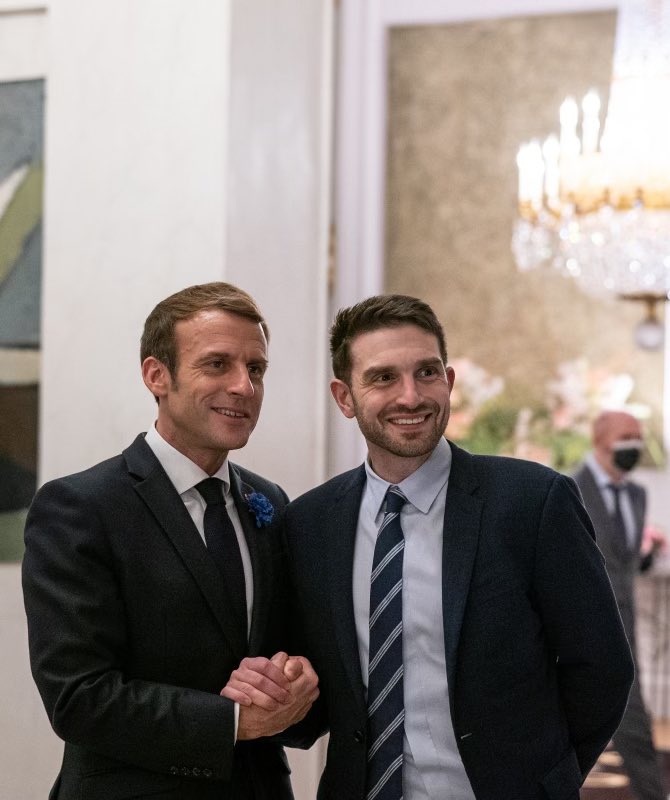 Alexander Soros, PhD on Twitter: &quot;It was great to meet again with French President Emmanuel Macron at another successful @parispeaceforum! 🇫🇷 🇪🇺 https://t.co/bH82gg7O4p&quot; / Twitter