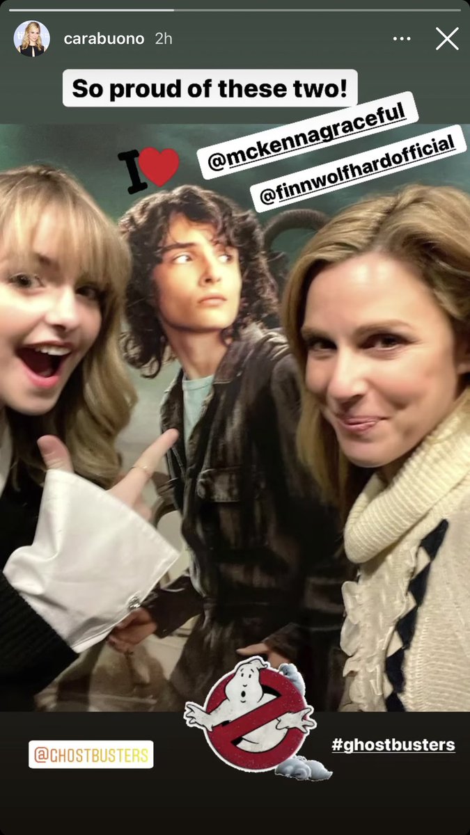 “Mckenna and Finn - you were amazing! So proud of both of you”

🥺 Cara Buono (Karen Wheeler on Stranger Things) with Mckenna Grace at a screening of Ghostbusters: Afterlife to support both Finn Wolfhard and Mckenna Grace 

📷: carabuono via IG and IG Story
