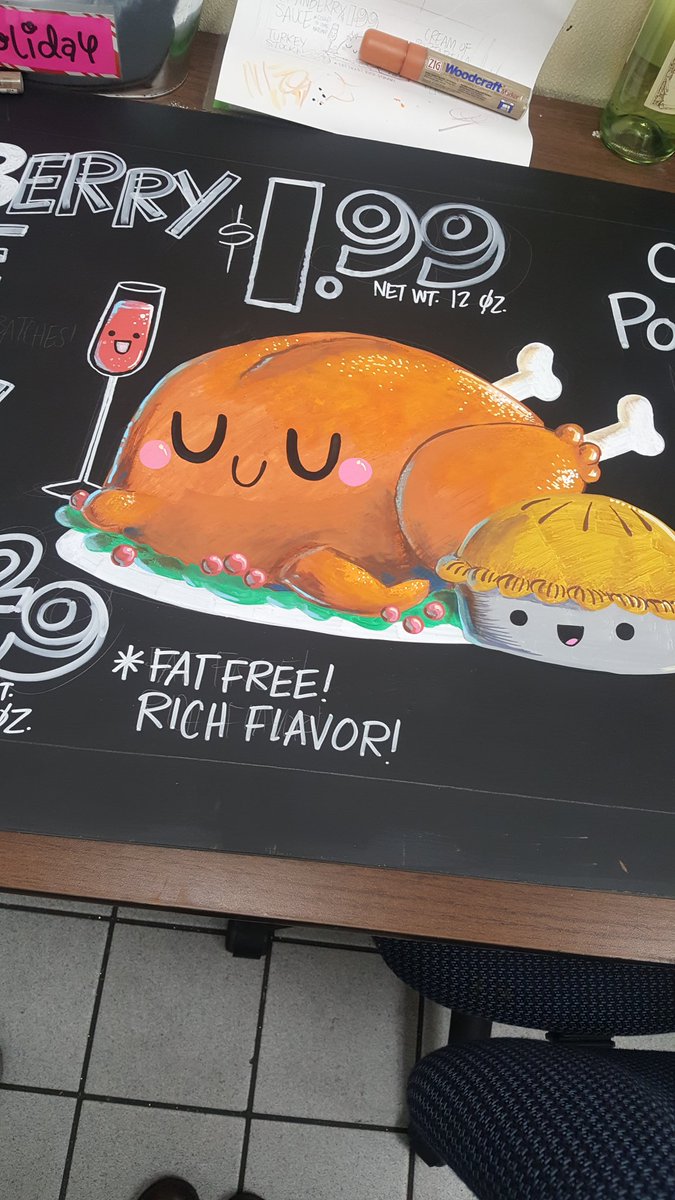 isalinguica's tweet photo. I drew this Turkey for work and now I laugh in my head everytime I see it 😅😆 #signartist https://t.co/3oKCpMQunX