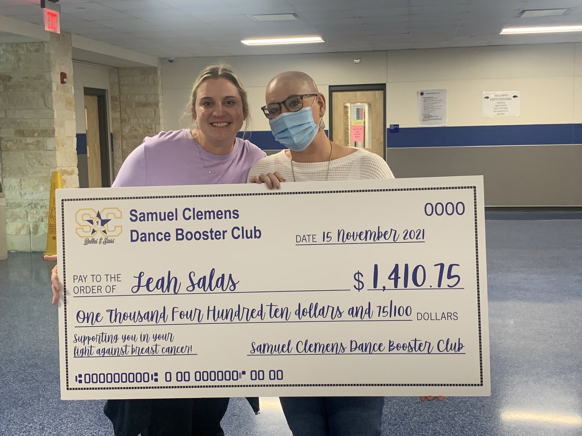 Amy Sirizzotti (@msasirizzotti) on Twitter photo Be still my ❤️ Our amazing SCHS Dance boosters and dancers helped raise money for our counselor Leah Salas in her fight against breast cancer! 💙🦬💛<a href="/SamuelClemensHS/">Clemens High School</a> <a href="/SCDanceTeam/">SCDanceTeam</a> <a href="/SCUCISD/">SchertzCiboloUC ISD</a> Be still my ❤️ Our amazing SCHS Dance boosters and dancers helped raise money for our counselor Leah Salas in her fight against breast cancer! 💙🦬💛<a href="/SamuelClemensHS/">Clemens High School</a> <a href="/SCDanceTeam/">SCDanceTeam</a> <a href="/SCUCISD/">SchertzCiboloUC ISD</a>