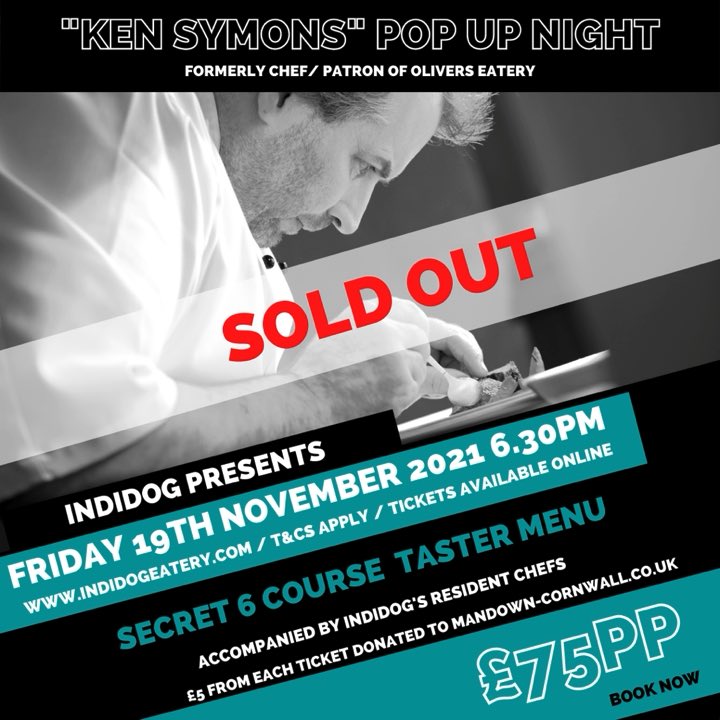 Indidog1's tweet photo. @Steve_Marshchef @BinTwoPadstow @paulmaidment @Richardvines @Adrian_0liver @StephDelourme @StarFalmouth @kensymonspriva1 The legend himself 😎 https://t.co/d7E3KTdG2z