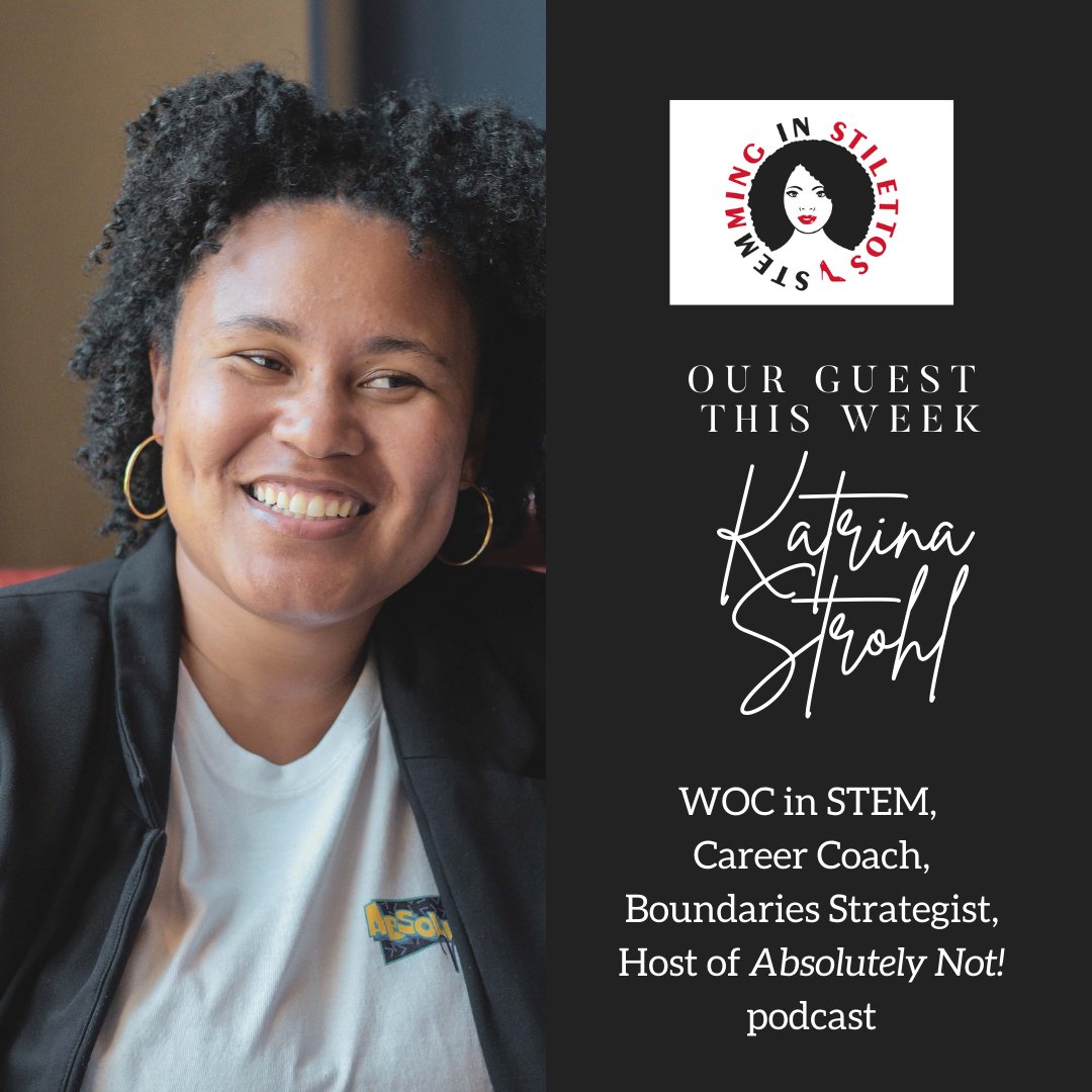 DrToshia11's tweet photo. Our guest for this week's podcast is Katrina Strohl.
Tune in tomorrow for this new episode.
You will be inspired.
Available on all major podcast platforms
#NerdySTEMQueen #wocinstem #blackinstem #stemvssteam #stempod #womenpod #blackwomanpod #stemminginstilettos #wocpod https://t.co/7bTy9XyBIF