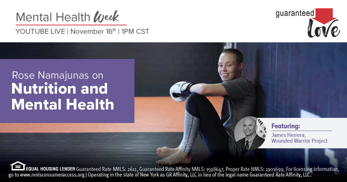 Rate_Mortgages's tweet image. Don’t miss our YouTube Live with @UFC Strawweight champ @rosenamajunas tomorrow at 1:00 pm CST! Just back from defending her title, Rose will join @poweredbyplants and talk nutrition and its importance on mental wellness. #guaranteedlove