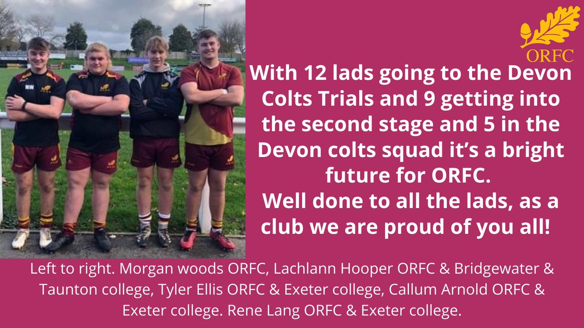 OkehamptonRFC's tweet photo. Well done to everyone who took part @DevonRFU #ORFC #okehamptonrfc #okehamptonrugbyclub #maroonandamber #coyo #okehamptoncolts #devonrugby #devonrfu https://t.co/PVbFlHolwH