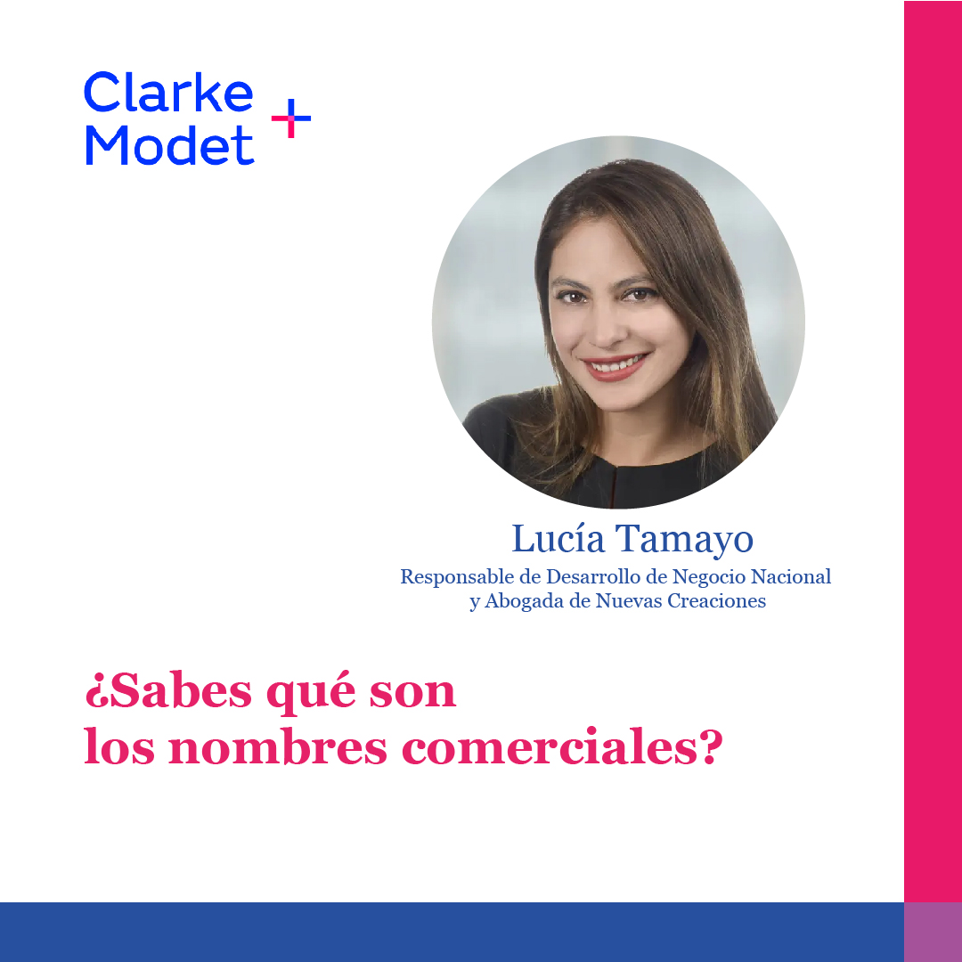 clarkemodet_co's tweet photo. ¿Qué son los nombres comerciales?
Los invitamos a leer los interesantes comentarios de Lucía Tamayo al respecto.
#nombrescomerciales #ClarkeModet #colombia https://t.co/ikbmnbiHCt
