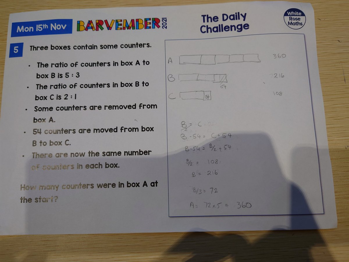 abujtor's tweet image. Flying start to the week #barvember @rh7prepmaths @RH7_2017 @RH7_2015