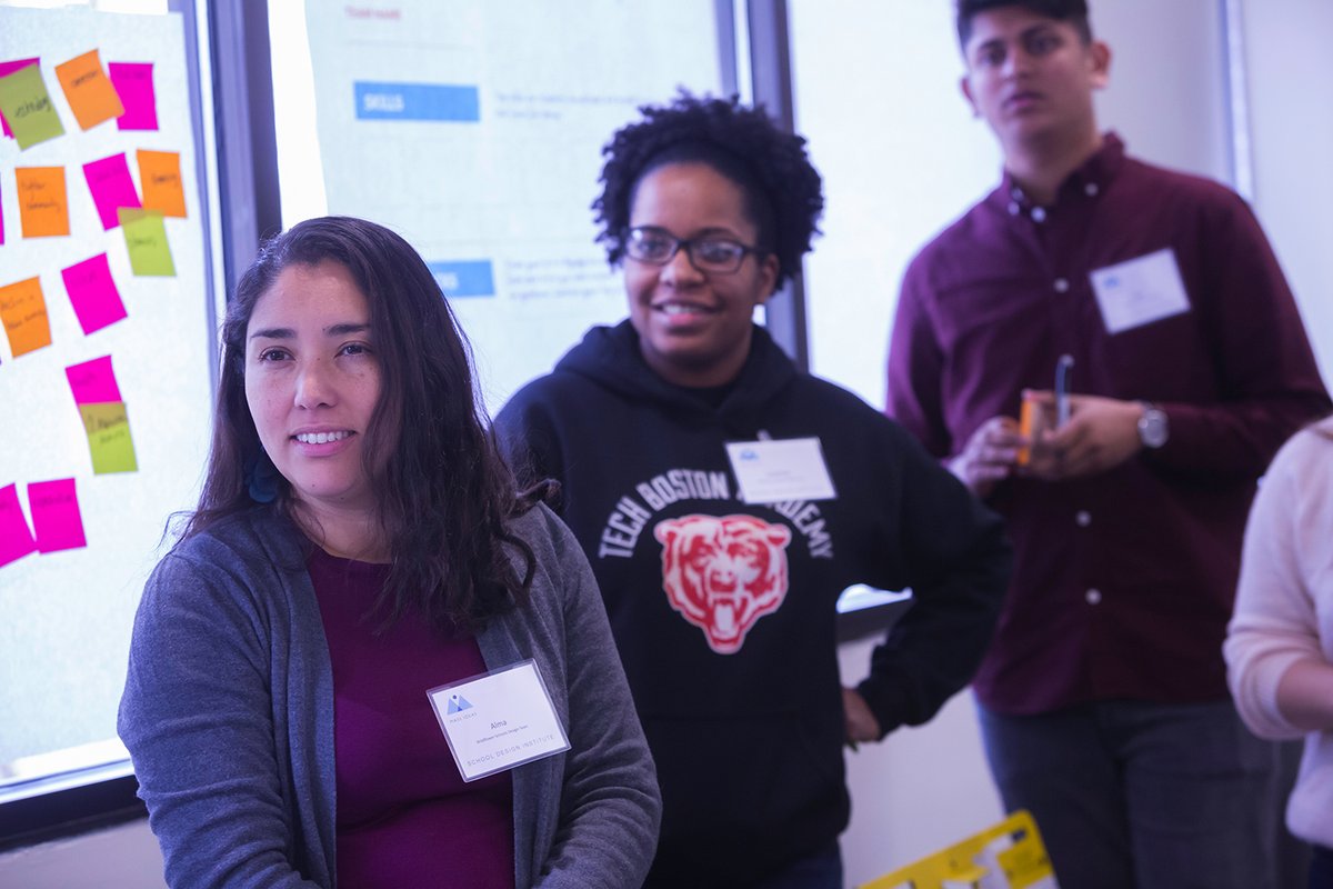 NextGenLC's tweet photo. They sent teams to @Mass_IDEAS School Design Institutes in February, March &amp; October 2018. And a 3-day School Model Design Studio in July. Check out this SDI story: “From Problem to Prototype.” Great resources included! #10YearsOfNextGen #MAedu https://t.co/7CqjsoUknK https://t.co/olyto8dAK6
