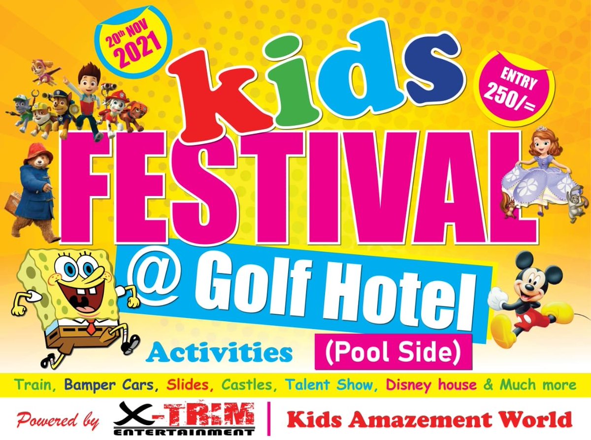 Bring your kids over and let's have some fun.

#golfhotelkakamega