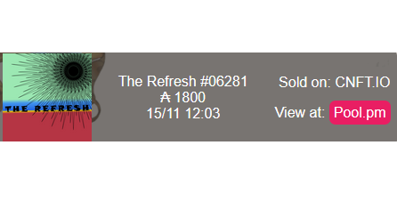 Doctor__A__'s tweet photo. A #TheRefresh Joker, 8 Grad has a new owner today.  Congrats to the buyer, and please do join us in the Discord!  It's one of the best communities I've ever fallen into...I have made loads of real friends there.

https://t.co/n1W51Dtf6g

#RefreshGang #CNFTCommunity https://t.co/Eme8V5HgXA