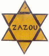 ZazousLes's tweet photo. #SpeechlessTheArtist writes: These Topeka (KS) anti-vaxxers who wear yellow Stars of David are unlike the   Zazous subculture who wore them in solidarity for the oppressed Jews of Occupied France (many Zazous were sent to camps for their defiance). The Zazous had heart &amp; guts. https://t.co/rOhXPnTXKR