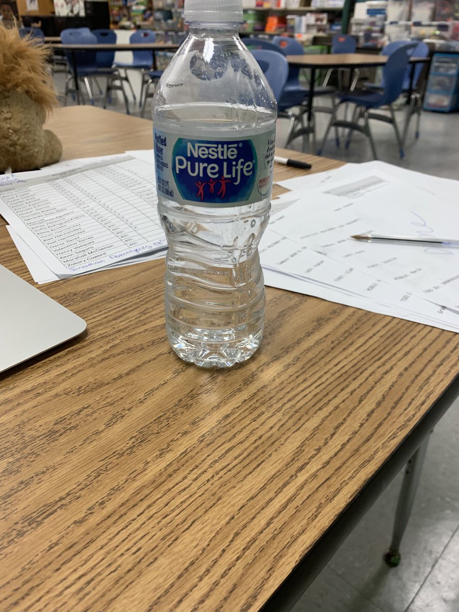When your teammate brings you a water and checks in on you while your testing 🥰 Thanks for thinking of me ⁦<a href="/missnoravaldez/">Nora Valdez</a>⁩ #webbcubs #mymisd