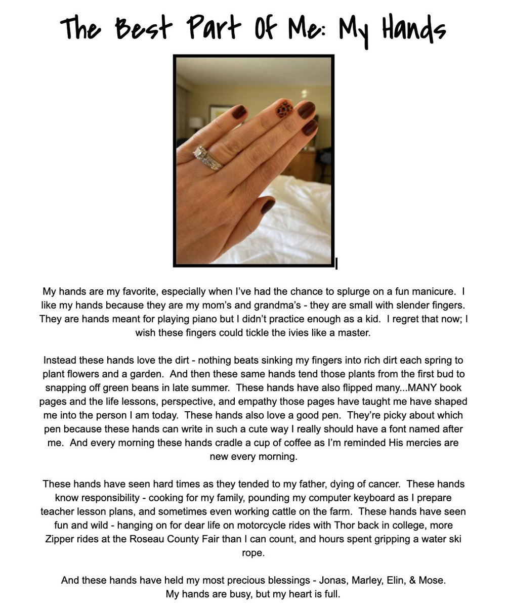 MrsFDidrikson's tweet photo. There is so much value in writing, creating, and learning with our students...in modeling the mission, the attention to detail, & how to turn in work we're proud of. So today, as I assign this same thing to my 7th graders, I'm sharing my own example. #ela #notaworksheet #write https://t.co/znlLAcCQqo
