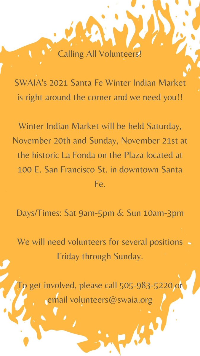 SWAIA Indian Market tweet media