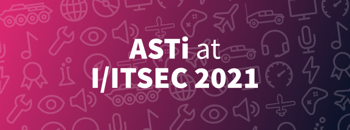 astiusa's tweet image. If you are not able to join the #simulationandtraining industry at live #IITSEC2021 this year be sure to check out ASTi's virtual #IITSEC hub 
here 👉 asti-usa.com/iitsec/

All the latest news, solution examples, videos, and more from ASTi!

#IITSEC21 #militarytraining