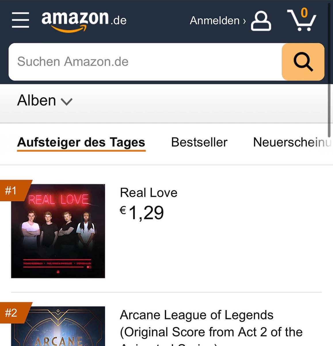 vaniceandboujee's tweet photo. Here we go again! REAL LOVE is “Newcomer of the day” on @amazonmusic and #5 Electronic Charts &amp; #18 Pop Charts ☄️💥 THANK YOU 🙏🏼
#reallove #pvdb #rodenbach #stephenallen #amazon #charts #amazonmusic #germany https://t.co/hIchTnY4a3