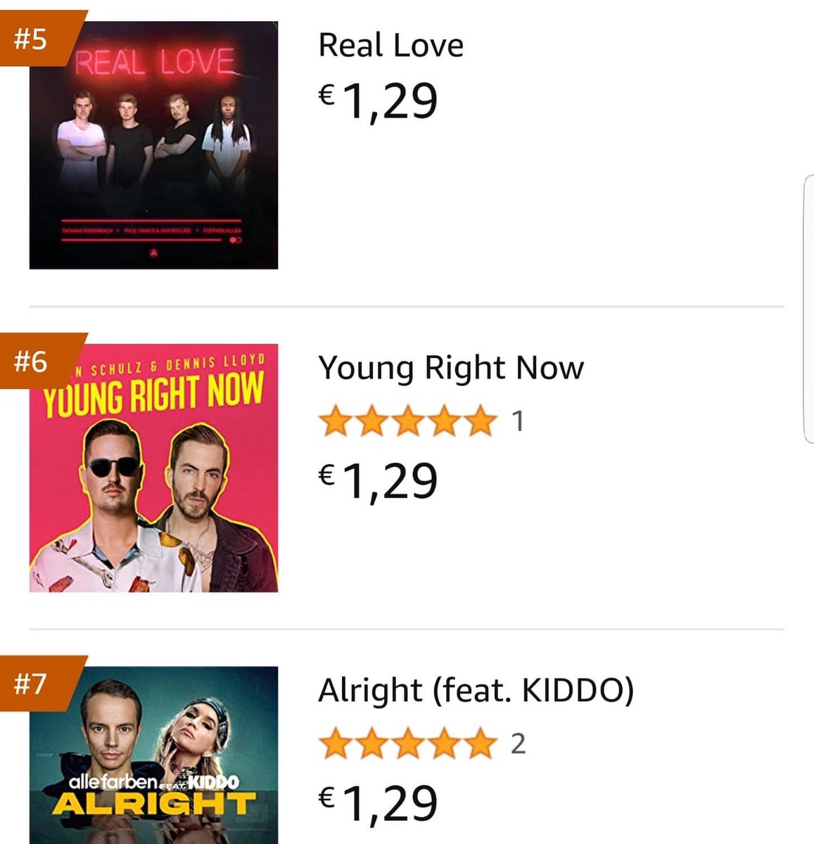 vaniceandboujee's tweet photo. Here we go again! REAL LOVE is “Newcomer of the day” on @amazonmusic and #5 Electronic Charts &amp; #18 Pop Charts ☄️💥 THANK YOU 🙏🏼
#reallove #pvdb #rodenbach #stephenallen #amazon #charts #amazonmusic #germany https://t.co/hIchTnY4a3