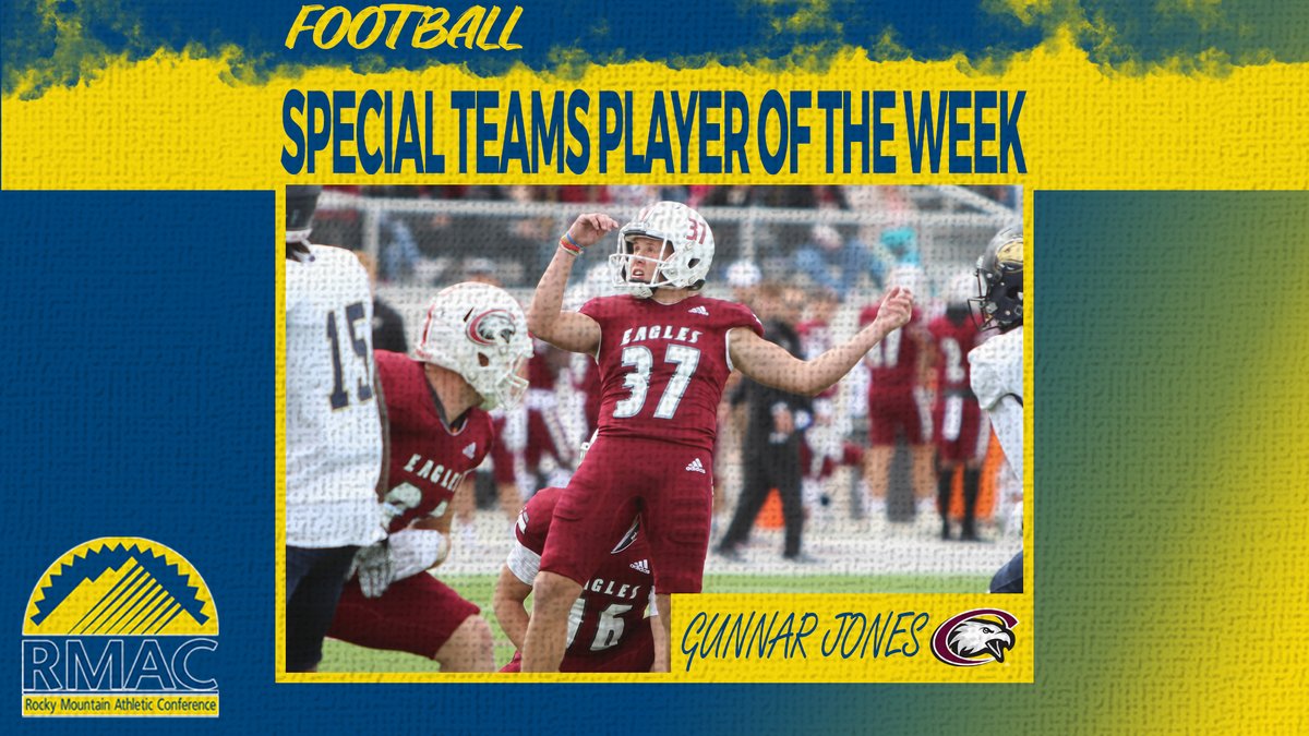 Rock = Protected

Chadron State ties a bow on the 2⃣0⃣2⃣1⃣ #RMACfb regular season with a clean sweep of the weekly awards!

📰 - bit.ly/3oywSRS

#ProtectTheRock | #EverythingElevated