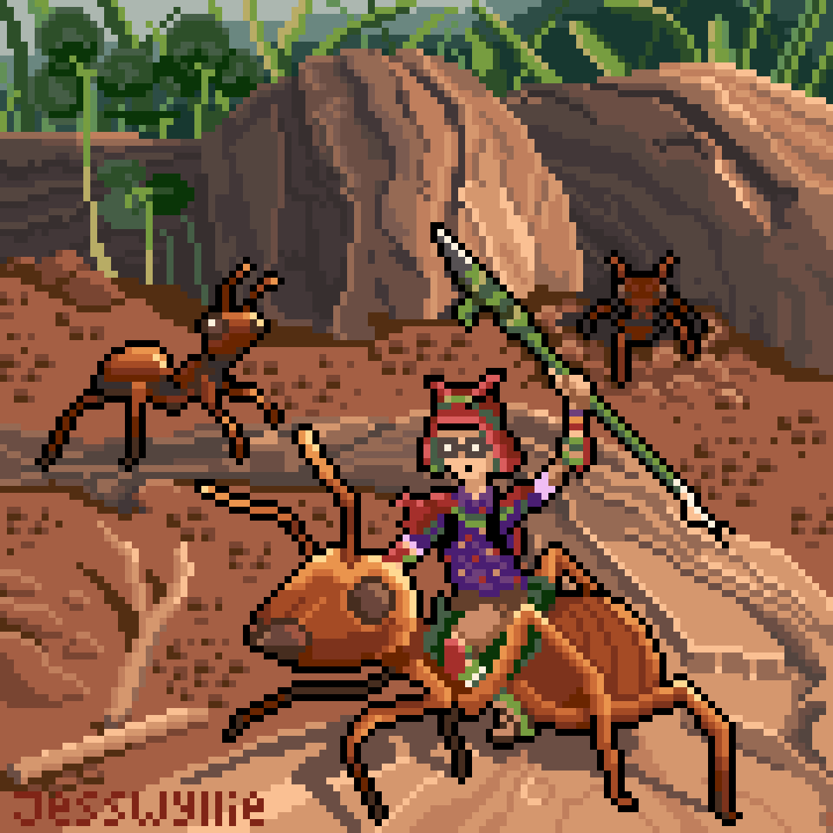 JessWyllie0_0's tweet photo. Original v Fanart
#grounded #pixelart #aseprite https://t.co/orHMzHnWq3
