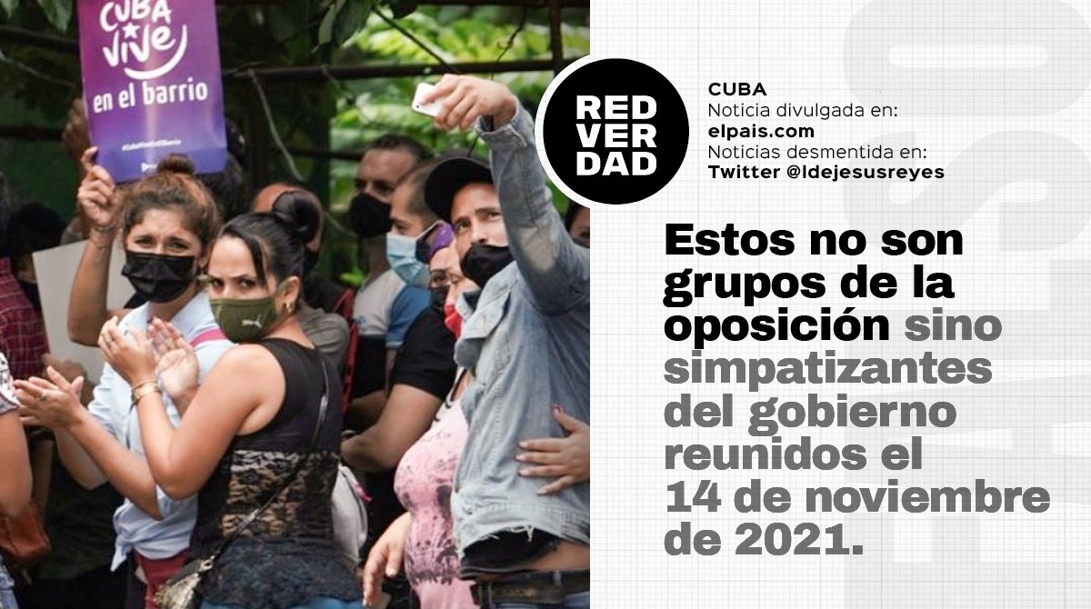 El periódico español <a href="/el_pais/">EL PAÍS</a> utiliza una foto de jóvenes manifestándose a favor del gobierno para ilustrar una noticia sobre la marcha opositora.

Manipulan la información.

#FakeNews